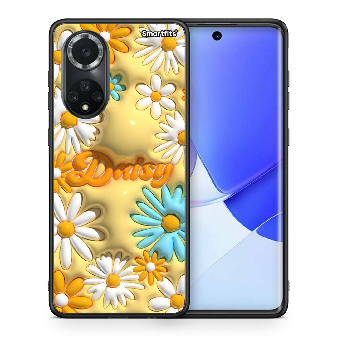 Θήκη Huawei Nova 9/Honor 50 Bubble Daisies από τη Smartfits με σχέδιο στο πίσω μέρος και μαύρο περίβλημα | Huawei Nova 9/Honor 50 Bubble Daisies case with colorful back and black bezels