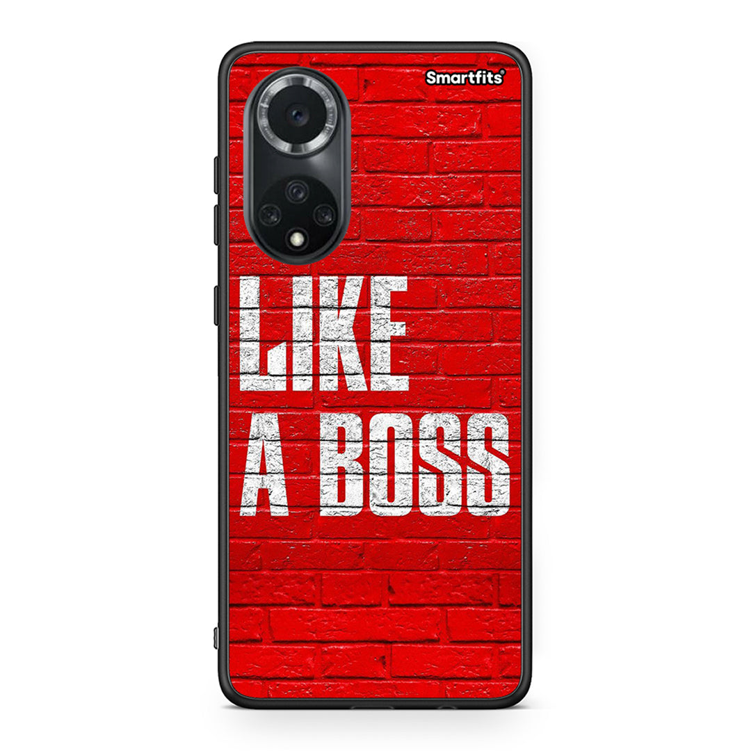 Huawei Nova 9/Honor 50 Like A Boss θήκη από τη Smartfits με σχέδιο στο πίσω μέρος και μαύρο περίβλημα | Smartphone case with colorful back and black bezels by Smartfits