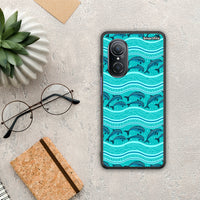 Thumbnail for Swimming Dolphins - Huawei Nova 9 se case