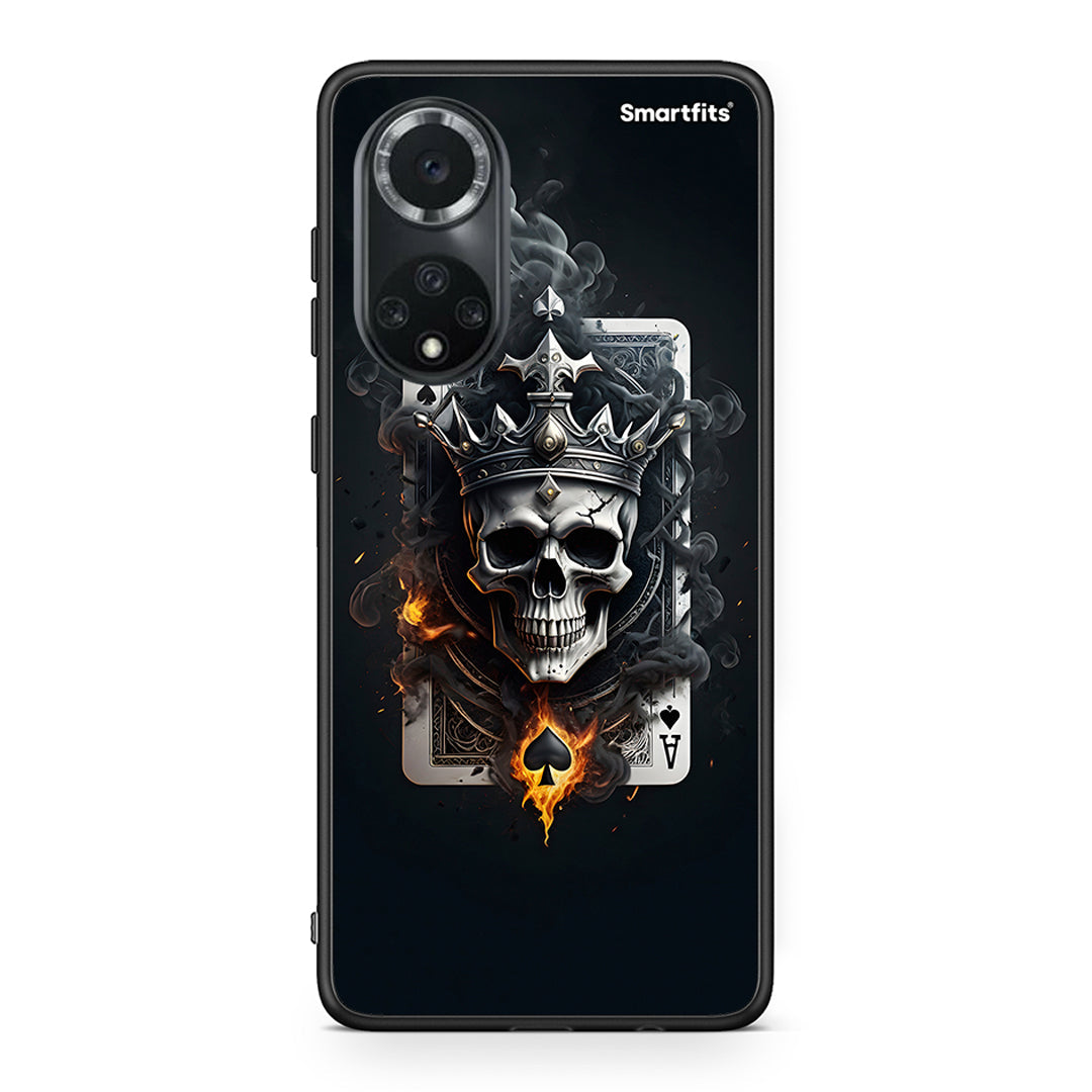 Huawei Nova 9/Honor 50 Skull King Ace θήκη από τη Smartfits με σχέδιο στο πίσω μέρος και μαύρο περίβλημα | Smartphone case with colorful back and black bezels by Smartfits