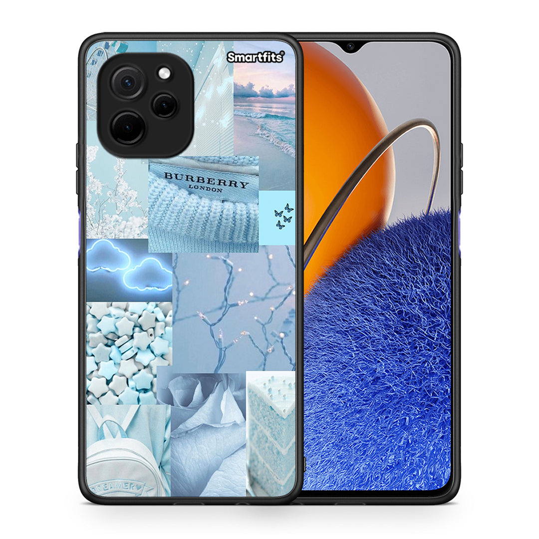 Θήκη Huawei Nova Y61 Ciel Aesthetic Collage από τη Smartfits με σχέδιο στο πίσω μέρος και μαύρο περίβλημα | Huawei Nova Y61 Ciel Aesthetic Collage Case with Colorful Back and Black Bezels