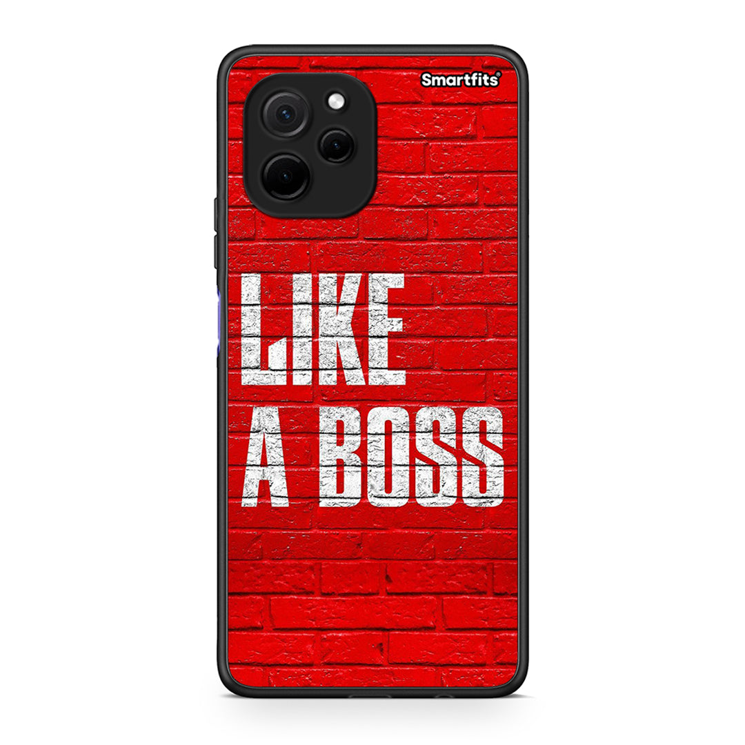 Θήκη Huawei Nova Y61 Like A Boss από τη Smartfits με σχέδιο στο πίσω μέρος και μαύρο περίβλημα | Huawei Nova Y61 Like A Boss Case with Colorful Back and Black Bezels