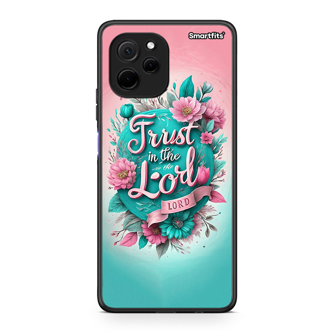 Θήκη Huawei Nova Y61 Lord Trust από τη Smartfits με σχέδιο στο πίσω μέρος και μαύρο περίβλημα | Huawei Nova Y61 Lord Trust Case with Colorful Back and Black Bezels