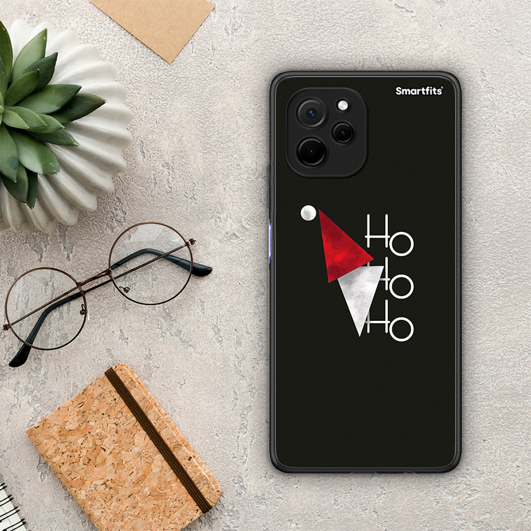 Θήκη Huawei Nova Y61 Minimal Christmas από τη Smartfits με σχέδιο στο πίσω μέρος και μαύρο περίβλημα | Huawei Nova Y61 Minimal Christmas Case with Colorful Back and Black Bezels