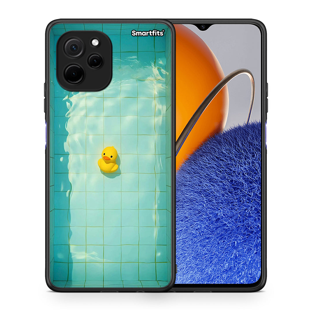 Θήκη Huawei Nova Y61 Yellow Duck από τη Smartfits με σχέδιο στο πίσω μέρος και μαύρο περίβλημα | Huawei Nova Y61 Yellow Duck Case with Colorful Back and Black Bezels