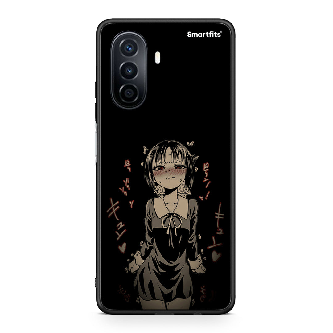 Huawei Nova Y70 Anime Girl θήκη από τη Smartfits με σχέδιο στο πίσω μέρος και μαύρο περίβλημα | Smartphone case with colorful back and black bezels by Smartfits