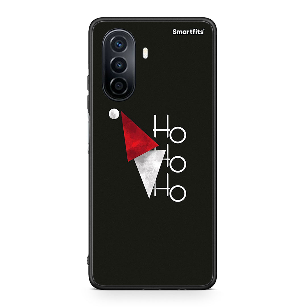 Huawei Nova Y70 Minimal Christmas θήκη από τη Smartfits με σχέδιο στο πίσω μέρος και μαύρο περίβλημα | Smartphone case with colorful back and black bezels by Smartfits