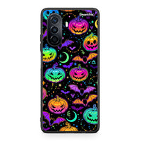 Thumbnail for Huawei Nova Y70 Neon Halloween θήκη από τη Smartfits με σχέδιο στο πίσω μέρος και μαύρο περίβλημα | Smartphone case with colorful back and black bezels by Smartfits