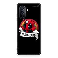 Thumbnail for Huawei Nova Y70 Unicorn Deadpool θήκη από τη Smartfits με σχέδιο στο πίσω μέρος και μαύρο περίβλημα | Smartphone case with colorful back and black bezels by Smartfits