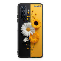 Thumbnail for Huawei Nova Y70 Yellow Daisies θήκη από τη Smartfits με σχέδιο στο πίσω μέρος και μαύρο περίβλημα | Smartphone case with colorful back and black bezels by Smartfits