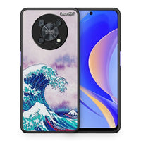 Thumbnail for Θήκη Huawei Nova Y90 Blue Waves από τη Smartfits με σχέδιο στο πίσω μέρος και μαύρο περίβλημα | Huawei Nova Y90 Blue Waves case with colorful back and black bezels