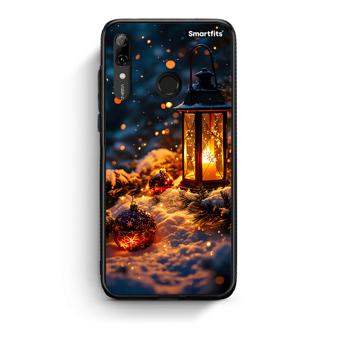 Huawei P Smart 2019 Christmas Ornaments θήκη από τη Smartfits με σχέδιο στο πίσω μέρος και μαύρο περίβλημα | Smartphone case with colorful back and black bezels by Smartfits