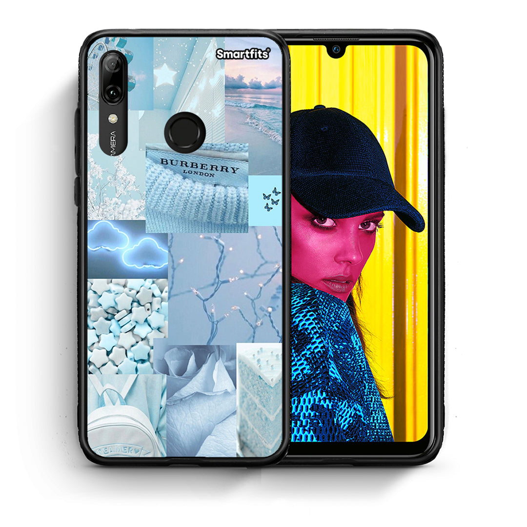 Θήκη Huawei P Smart 2019 Ciel Aesthetic Collage από τη Smartfits με σχέδιο στο πίσω μέρος και μαύρο περίβλημα | Huawei P Smart 2019 Ciel Aesthetic Collage case with colorful back and black bezels