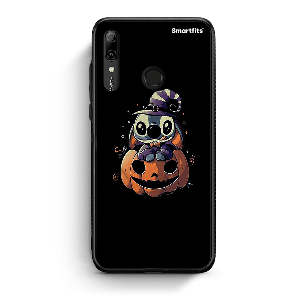 Huawei P Smart 2019 Halloween Stitch θήκη από τη Smartfits με σχέδιο στο πίσω μέρος και μαύρο περίβλημα | Smartphone case with colorful back and black bezels by Smartfits