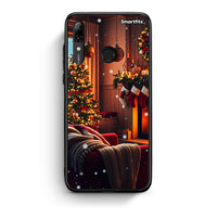 Thumbnail for Huawei P Smart 2019 Home For Christmas θήκη από τη Smartfits με σχέδιο στο πίσω μέρος και μαύρο περίβλημα | Smartphone case with colorful back and black bezels by Smartfits