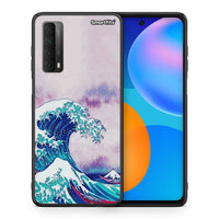 Thumbnail for Θήκη Huawei P Smart 2021 Blue Waves από τη Smartfits με σχέδιο στο πίσω μέρος και μαύρο περίβλημα | Huawei P Smart 2021 Blue Waves case with colorful back and black bezels