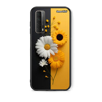 Thumbnail for Θήκη Huawei P Smart 2021 Yellow Daisies από τη Smartfits με σχέδιο στο πίσω μέρος και μαύρο περίβλημα | Huawei P Smart 2021 Yellow Daisies case with colorful back and black bezels