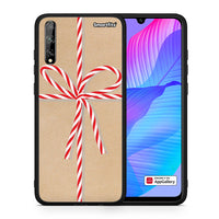 Thumbnail for Θήκη Huawei P Smart S Christmas Gift από τη Smartfits με σχέδιο στο πίσω μέρος και μαύρο περίβλημα | Huawei P Smart S Christmas Gift case with colorful back and black bezels