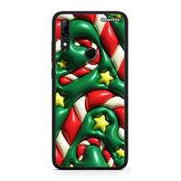 Thumbnail for Huawei P Smart Z Christmas Bubbles θήκη από τη Smartfits με σχέδιο στο πίσω μέρος και μαύρο περίβλημα | Smartphone case with colorful back and black bezels by Smartfits