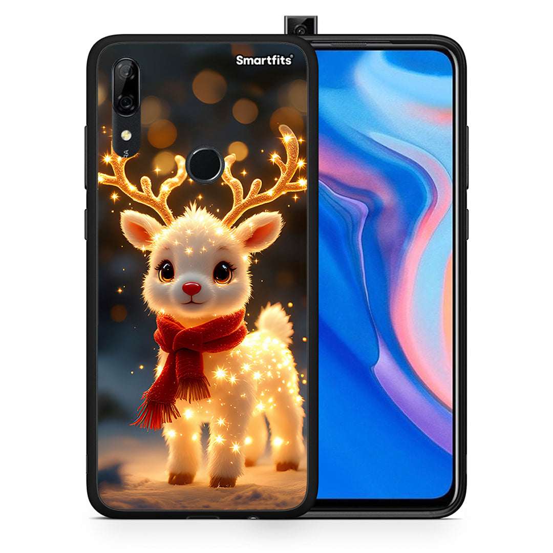 Θήκη Huawei P Smart Z Christmas Cutie από τη Smartfits με σχέδιο στο πίσω μέρος και μαύρο περίβλημα | Huawei P Smart Z Christmas Cutie case with colorful back and black bezels