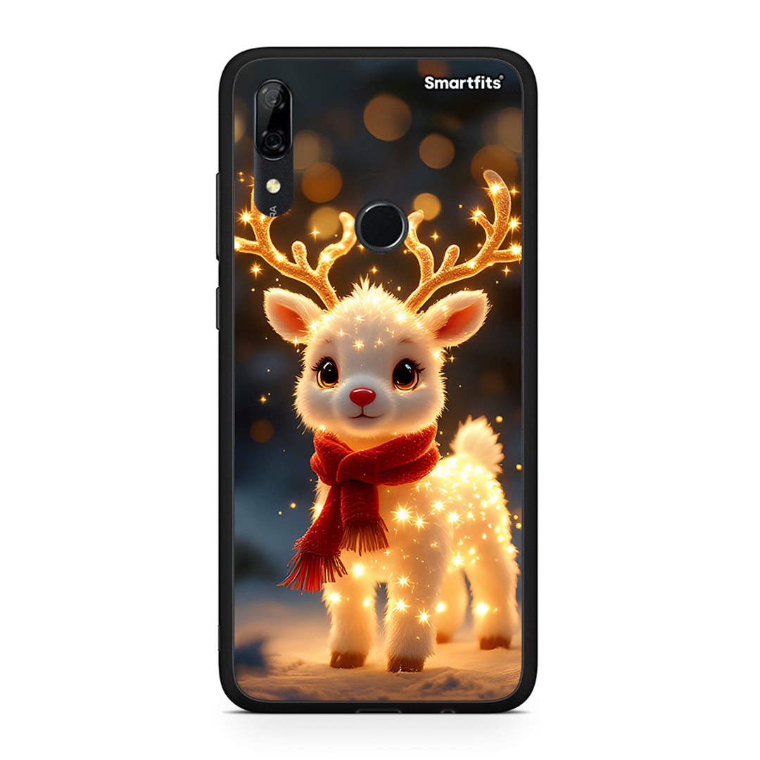 Huawei P Smart Z Christmas Cutie θήκη από τη Smartfits με σχέδιο στο πίσω μέρος και μαύρο περίβλημα | Smartphone case with colorful back and black bezels by Smartfits