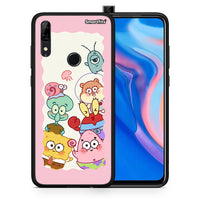 Thumbnail for Θήκη Huawei P Smart Z Cute Companion από τη Smartfits με σχέδιο στο πίσω μέρος και μαύρο περίβλημα | Huawei P Smart Z Cute Companion case with colorful back and black bezels