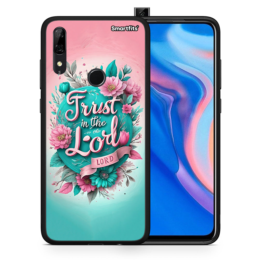 Θήκη Huawei P Smart Z Lord Trust από τη Smartfits με σχέδιο στο πίσω μέρος και μαύρο περίβλημα | Huawei P Smart Z Lord Trust case with colorful back and black bezels