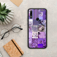 Thumbnail for Purple Aesthetic Collage - Huawei P Smart Z θήκη