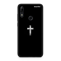 Thumbnail for Huawei P Smart Z White Cross θήκη από τη Smartfits με σχέδιο στο πίσω μέρος και μαύρο περίβλημα | Smartphone case with colorful back and black bezels by Smartfits