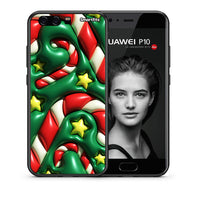 Thumbnail for Θήκη Huawei P10 Christmas Bubbles από τη Smartfits με σχέδιο στο πίσω μέρος και μαύρο περίβλημα | Huawei P10 Christmas Bubbles case with colorful back and black bezels