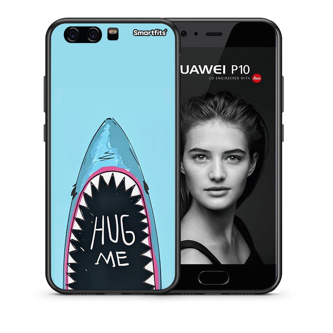 Θήκη Huawei P10 Lite Hug Me από τη Smartfits με σχέδιο στο πίσω μέρος και μαύρο περίβλημα | Huawei P10 Lite Hug Me case with colorful back and black bezels