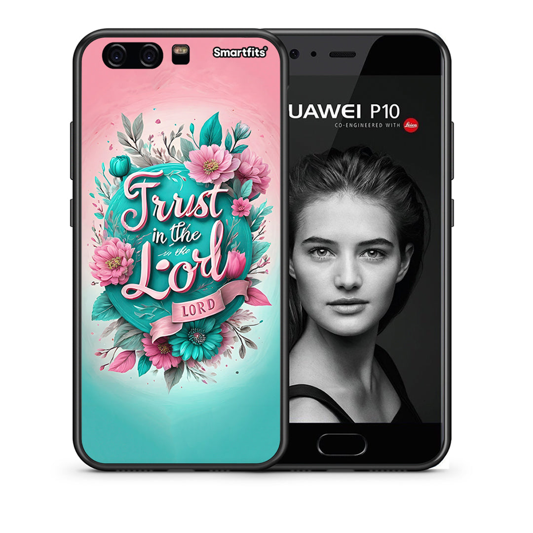 Θήκη Huawei P10 Lord Trust από τη Smartfits με σχέδιο στο πίσω μέρος και μαύρο περίβλημα | Huawei P10 Lord Trust case with colorful back and black bezels