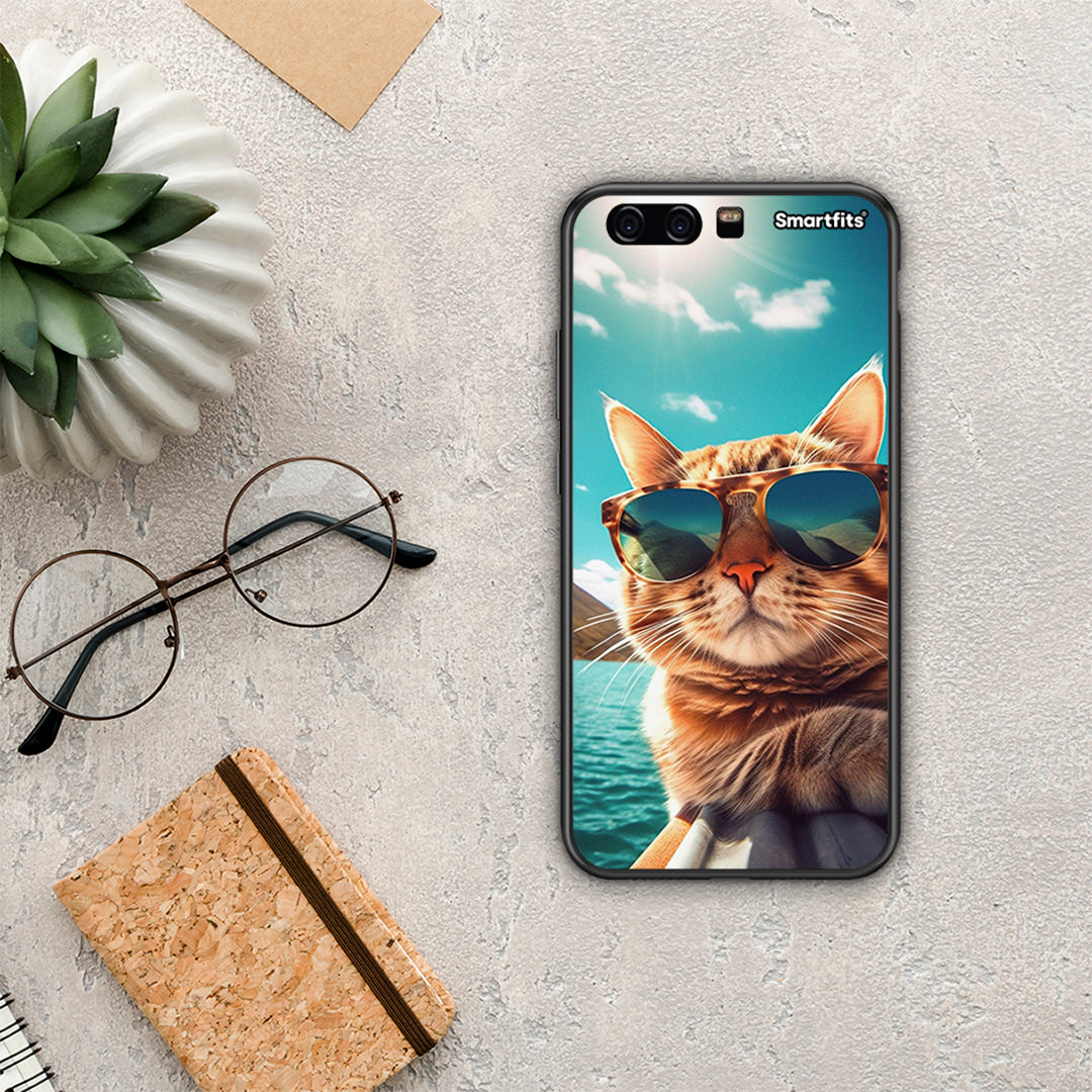 Summer Cat - Huawei P10 Lite case