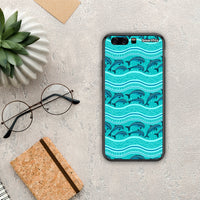 Thumbnail for Swimming Dolphins - Huawei P10 case