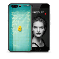 Thumbnail for Θήκη Huawei P10 Yellow Duck από τη Smartfits με σχέδιο στο πίσω μέρος και μαύρο περίβλημα | Huawei P10 Yellow Duck case with colorful back and black bezels