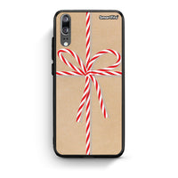 Thumbnail for Huawei P20 Christmas Gift θήκη από τη Smartfits με σχέδιο στο πίσω μέρος και μαύρο περίβλημα | Smartphone case with colorful back and black bezels by Smartfits