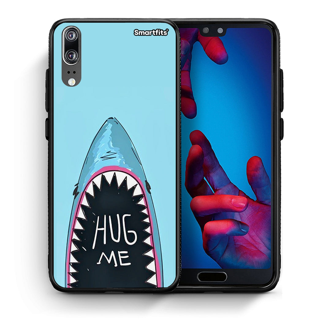 Θήκη Huawei P20 Hug Me από τη Smartfits με σχέδιο στο πίσω μέρος και μαύρο περίβλημα | Huawei P20 Hug Me case with colorful back and black bezels