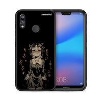 Thumbnail for Θήκη Huawei P20 Lite Anime Girl από τη Smartfits με σχέδιο στο πίσω μέρος και μαύρο περίβλημα | Huawei P20 Lite Anime Girl case with colorful back and black bezels