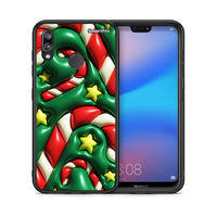 Thumbnail for Θήκη Huawei P20 Lite Christmas Bubbles από τη Smartfits με σχέδιο στο πίσω μέρος και μαύρο περίβλημα | Huawei P20 Lite Christmas Bubbles case with colorful back and black bezels