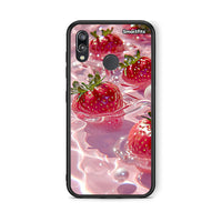 Thumbnail for Huawei P20 Lite Juicy Strawberries θήκη από τη Smartfits με σχέδιο στο πίσω μέρος και μαύρο περίβλημα | Smartphone case with colorful back and black bezels by Smartfits