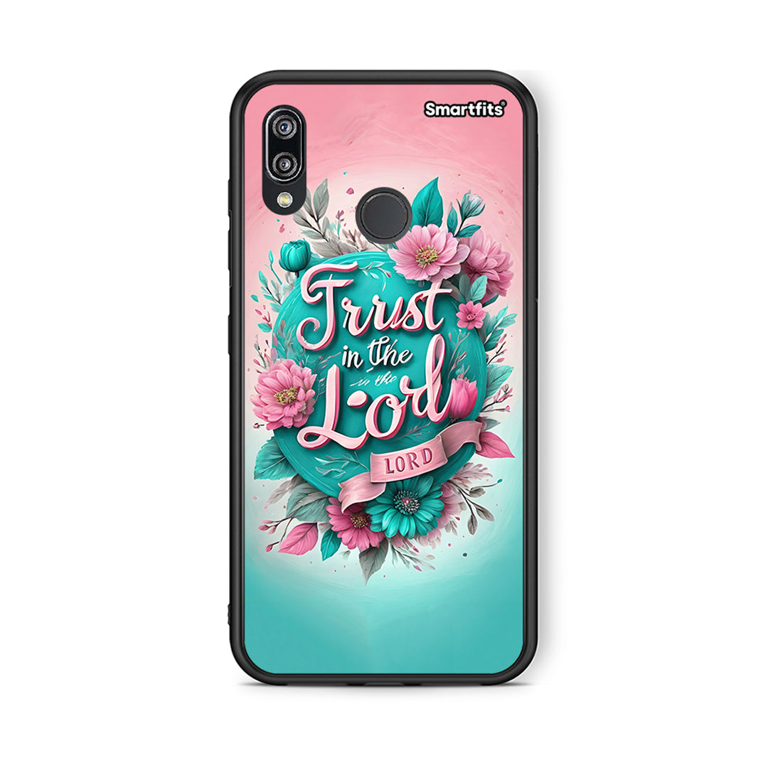 Huawei P20 Lite Lord Trust θήκη από τη Smartfits με σχέδιο στο πίσω μέρος και μαύρο περίβλημα | Smartphone case with colorful back and black bezels by Smartfits