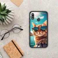 Thumbnail for Summer Cat - Huawei P20 Lite case