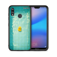 Thumbnail for Θήκη Huawei P20 Lite Yellow Duck από τη Smartfits με σχέδιο στο πίσω μέρος και μαύρο περίβλημα | Huawei P20 Lite Yellow Duck case with colorful back and black bezels