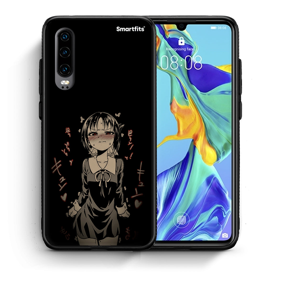 Θήκη Huawei P30 Anime Girl από τη Smartfits με σχέδιο στο πίσω μέρος και μαύρο περίβλημα | Huawei P30 Anime Girl case with colorful back and black bezels