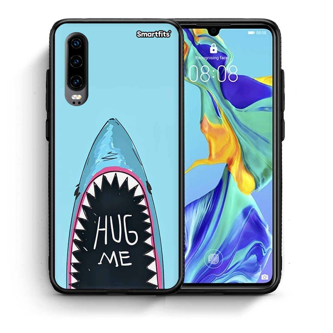 Θήκη Huawei P30 Hug Me από τη Smartfits με σχέδιο στο πίσω μέρος και μαύρο περίβλημα | Huawei P30 Hug Me case with colorful back and black bezels