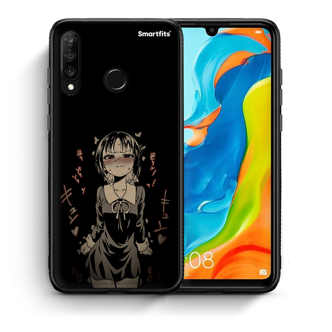 Θήκη Huawei P30 Lite Anime Girl από τη Smartfits με σχέδιο στο πίσω μέρος και μαύρο περίβλημα | Huawei P30 Lite Anime Girl case with colorful back and black bezels