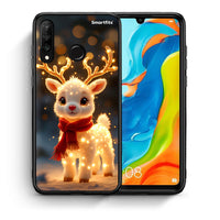 Thumbnail for Θήκη Huawei P30 Lite Christmas Cutie από τη Smartfits με σχέδιο στο πίσω μέρος και μαύρο περίβλημα | Huawei P30 Lite Christmas Cutie case with colorful back and black bezels