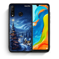 Thumbnail for Θήκη Huawei P30 Lite Christmas Scenery από τη Smartfits με σχέδιο στο πίσω μέρος και μαύρο περίβλημα | Huawei P30 Lite Christmas Scenery case with colorful back and black bezels