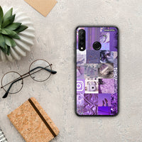 Thumbnail for Purple Aesthetic Collage - Huawei P30 Lite θήκη