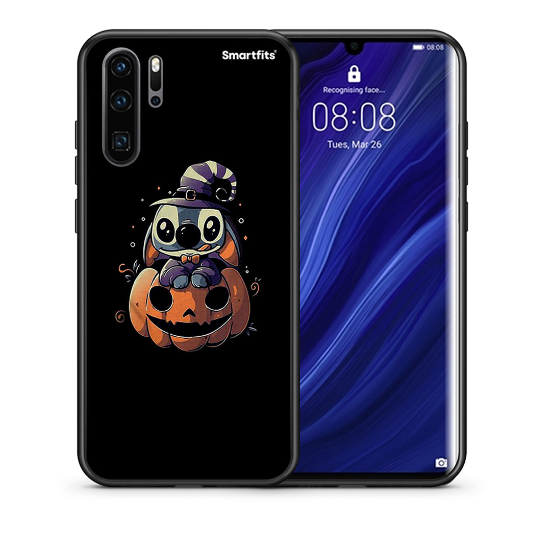 Θήκη Huawei P30 Pro Halloween Stitch από τη Smartfits με σχέδιο στο πίσω μέρος και μαύρο περίβλημα | Huawei P30 Pro Halloween Stitch case with colorful back and black bezels